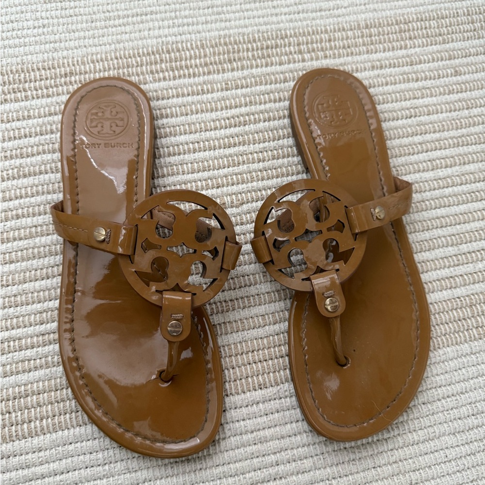 Tory Burch Patent Miller Sandals